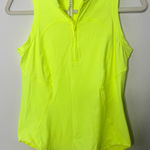 Lululemon  neon green top size 4 Photo 0