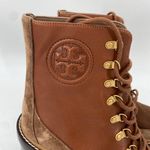 Tory Burch  MILLER MIXED-MATERIALS LUG SOLE BOOT 8 Photo 1