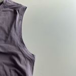 CRZ Yoga Pima Cotton High Neck Tank, Purple grey, Size XS, NWOT Photo 5