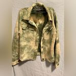 C’est Toi Green and Tan Women's Jacket Size L Photo 3