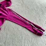Kardashian Kollection  Velour Hoodie Womens Size M Pink KK‎ Sequined Zip Y2K 00s Photo 6