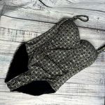 Nip Tuck Swim One Piece Black & Gold Bathing Suit 8 Photo 0