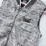 NFL Carolina Panthers Gray Sherpa Vest sz Medium Photo 2