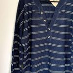 prAna NWT Milani Henley Dress in Nautical Stripe - Size Large Photo 2