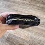 Coach Black Patent Leather Vintage Full Zip Buckle Mini Wallet Classic Rare Photo 7