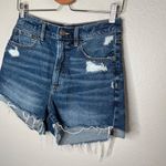 American Eagle  Womens Highest Rise 90s Boyfriend Short Size 6 Distressed hem Photo 1