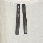 Anthropologie ribbed scoop neck muscle tank top, off white, size S Photo 2