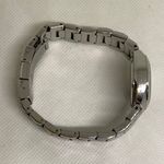 Fossil blue women’s date watch 28mm round case silver tone 100MWR link running Photo 9