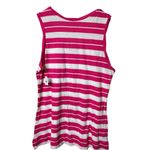 Gap  Pink & White Sleeveless Casual Style Tank Sz S Photo 4