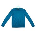 Banana Republic  100% merino wool teal crewneck sweater xs Photo 7