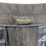 Massimo Dutti | High-Rise Straight Leg Business Casual Trouser Pants Black Sz 4 Photo 2