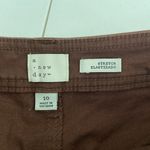A New Day NWOT women’s chocolate brown stretch khaki deep pocket pants size 10 Photo 4