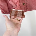 American Eagle Corduroy Trucker Shacket Jacket Coat Plaid Lining Sz. XS Photo 2