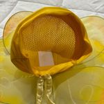Handmade yellow floral hat. This hat was made for the stage in the theater. Photo 12