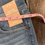 Madewell  Light Blue Jeans NWT - Low Rise Skinny Flare Size 28 -$138.00 Retail Photo 6