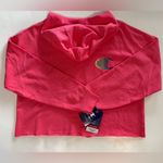 Champion Women’s Campus French Terry Hoodie Peachy Pink Size L NWT Photo 14
