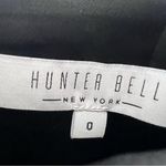 Hunter Bell  Black Floral Colette Dress Size 0 XS Photo 4