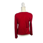 Lauren Ralph Lauren Women's Large Red Long Sleeve Crew‎ Neck T Photo 5