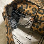 7 For All Mankind 7FAMK Leopard Print Slim Fit Kick Flared Jeans Photo 7