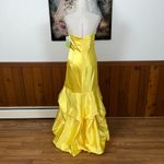 Gunne Sax Stunning NEW Vintage Y2K  Yellow Satin Prom Gown! Photo 5