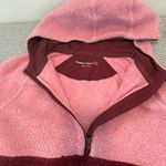 Outdoor Voices  MegaFleece Half-Zip Hoodie in Truffle Pink Burgundy, Size Small Photo 5