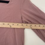 J. Jill Supersoft Square Neck Tee 3/4 Sleeve Mauve Pink Basic Top Women's Small Photo 6