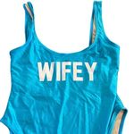 Ravesuits Wifey Blue M/L Swimsuit High Hip Blue Size M Photo 1