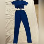 Blue Textured Two Photo 1