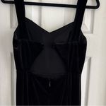 Azazie  velvet Black Evening Dress Photo 1