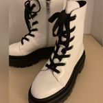 Jessica Simpson  women white platform Combat boots size 6 Euro 36 Photo 1