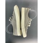 Sperry Crest Vibe Leather Sneakers Gray Suede Laces Size 8 Photo 6