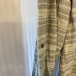 Lou & grey  Gray Stripe Blouse Photo 5