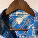 J.Crew Perfect Fit Red White Blue Plaid Cotton Pullover Shirt Top Women's S Photo 1