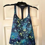 Nike New  Swim Tankini, women, size small, blue and green, swimming, Photo 0
