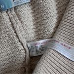 Free People Beach 100% Cotton Textured Tan Wide-Leg Knit Pants Natural Fibers Photo 2