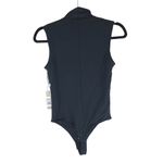 Everlane Womens The Luster Mockneck Tank Bodysuit Thong Black XS Photo 4