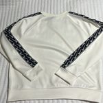 Nike Womens Cream Crewneck Sweater with Black Accents Photo 3