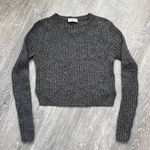 Aritzia Babaton Cropped Gray Wool Sweater Photo 0