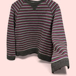 Classic vintage 90s gym gray striped soft sweatshirt varsity stripe soft cozy Red Size undefined Photo 0