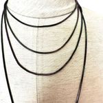 Iridescent multi strand lariat necklace Photo 1