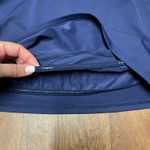 Lands' End  Womens Solid Navy Blue Tankini Underwire Swim Top Size 4 Stay Put Hem Photo 2