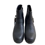 White Mountain Rufus Boots Size 5 Edgy Studded Chunky Heel Photo 2