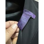 Metaphor Black Sleeveless Dress Long Rouched Waist Back Zip Size Gemstones Photo 5