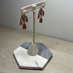 ‎Dangling Costume Jewelry. Gold/Burnt Red Gold Photo 3