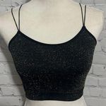 Gilly Hicks  - Black Sparkly - Crop Cami - S Photo 0