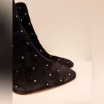 White House | Black Market Laila Suede Rhinestone Women’s Black Ankle Boots Size 7 Photo 9