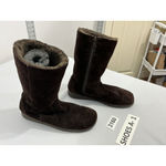 Aerosoles Womans Size 7 Brown Suede Lined Zip Ankle Boots NWOT Photo 1