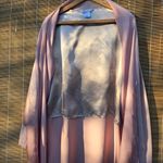 Gilligan & O'Malley Blush Pink Satin Robe S/M Photo 4