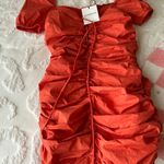 Glamorous Rust Shimmer Bodycon Dress Photo 1