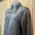 Faded Glory  Gray Fleece Zip Front Sweatshirt Jacket Very Soft XG 16-18 Photo 6